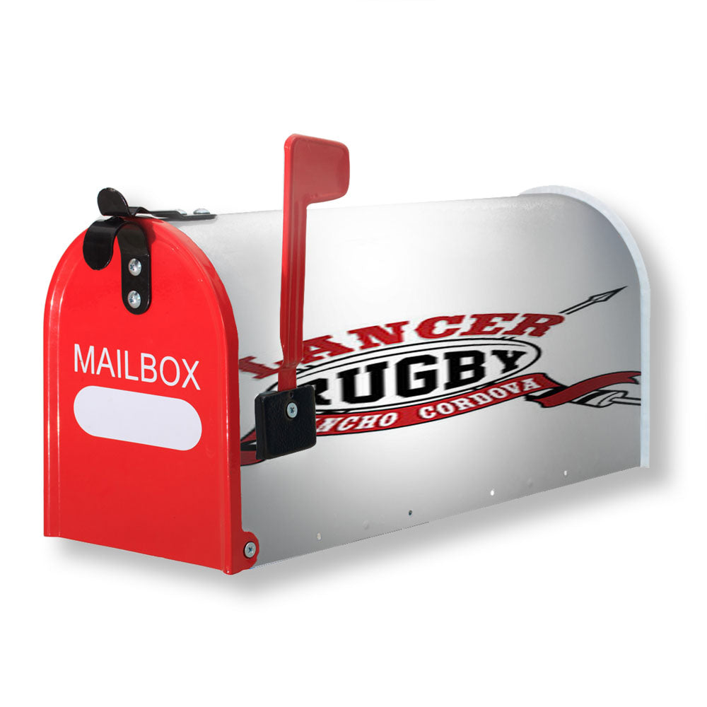 Lancer Rugby Logo Magnetic Mailbox Cover - 18.0" x 21.0"