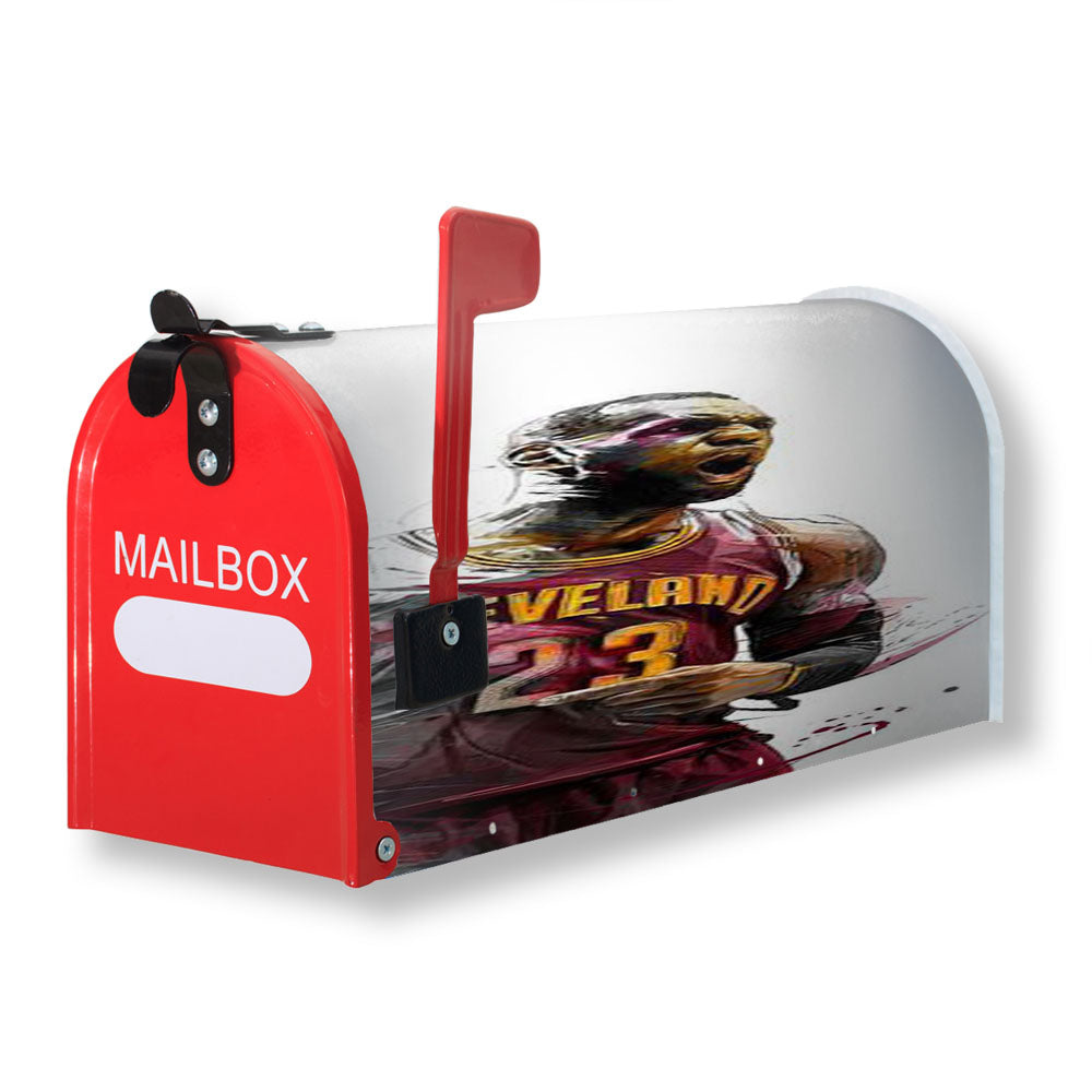 Lebron James Art Magnetic Mailbox Cover - 18.0" x 21.0"