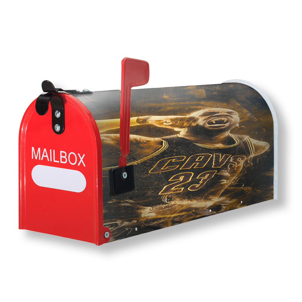 Lebron James Cleveland Cavs Magnetic Mailbox Cover - 18.0" x 21.0"