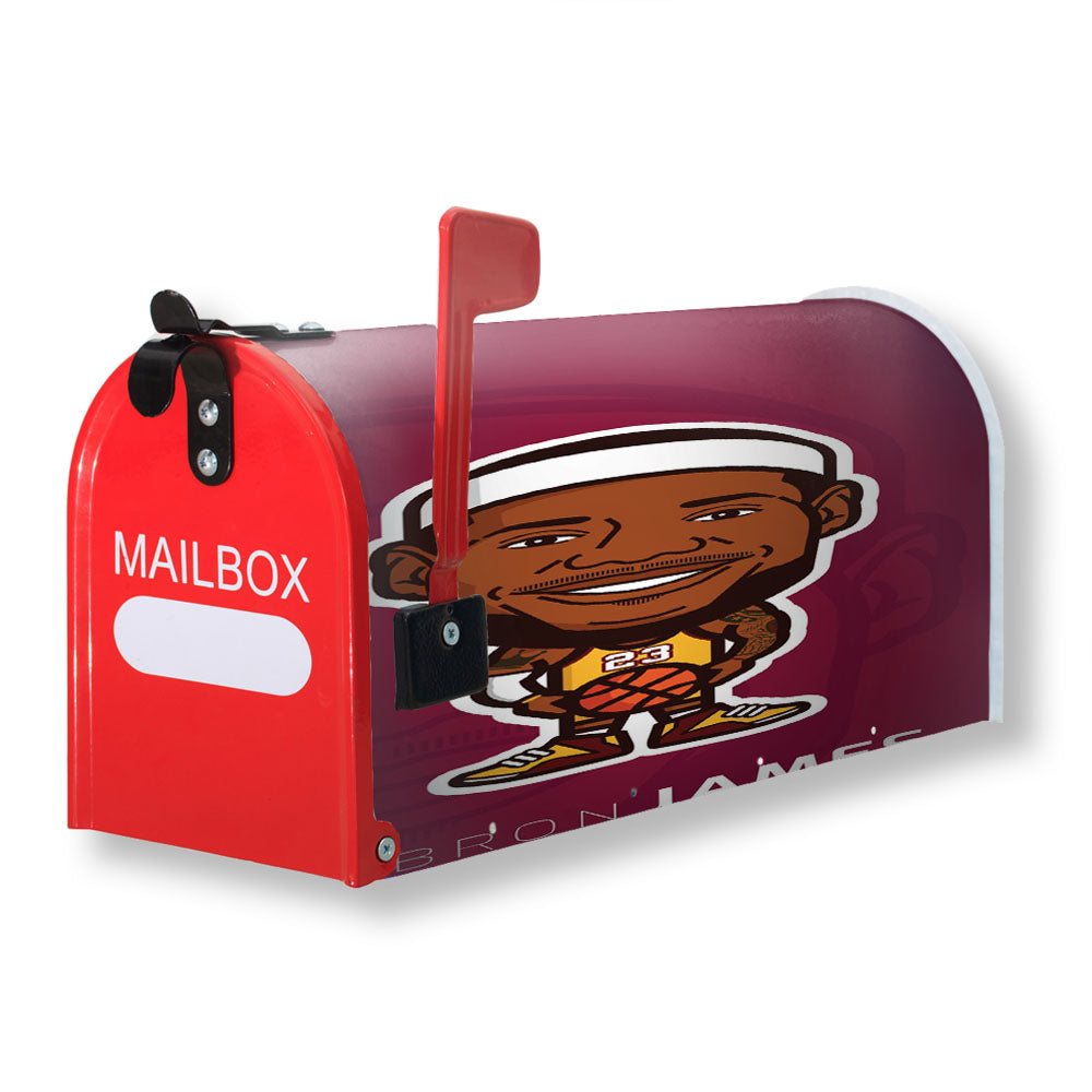 Lebron James Lakers Wallpaper Magnetic Mailbox Cover - 18.0" x 21.0"