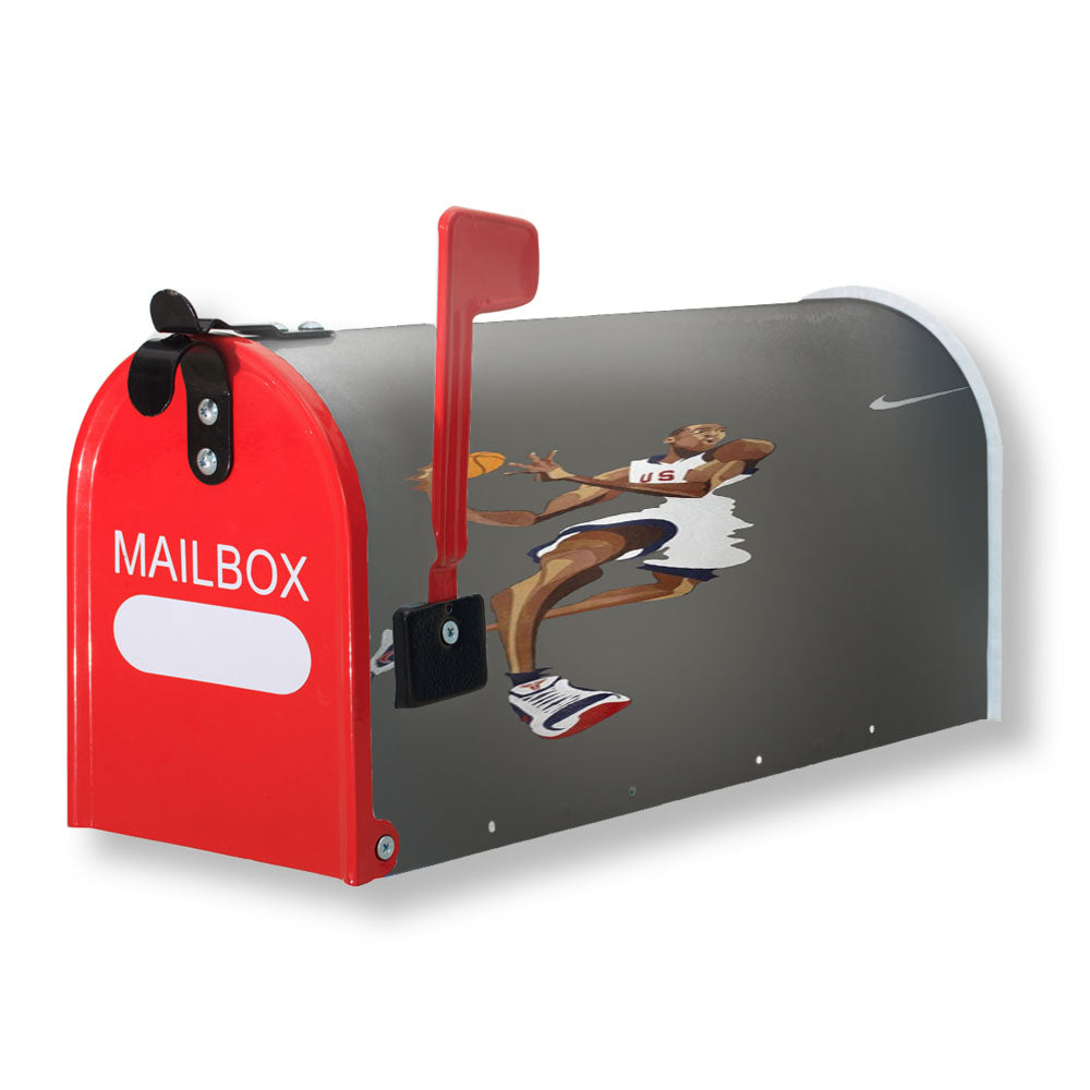 Legend Nba Slam Dunk Art Magnetic Mailbox Cover - 18.0" x 21.0"
