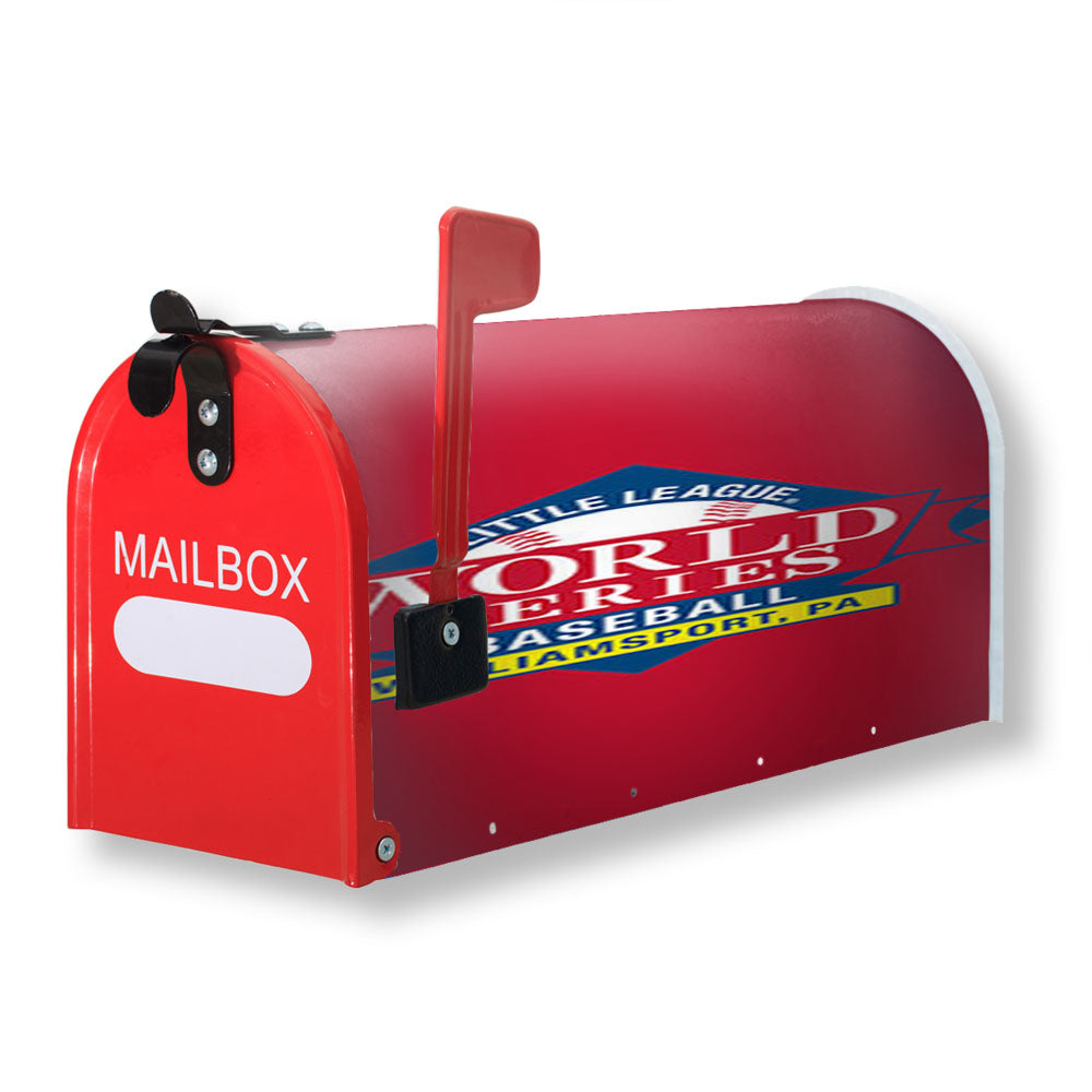 Little Lague World Series Baseball Logo Red Magnetic Mailbox Cover - 18.0" x 21.0"