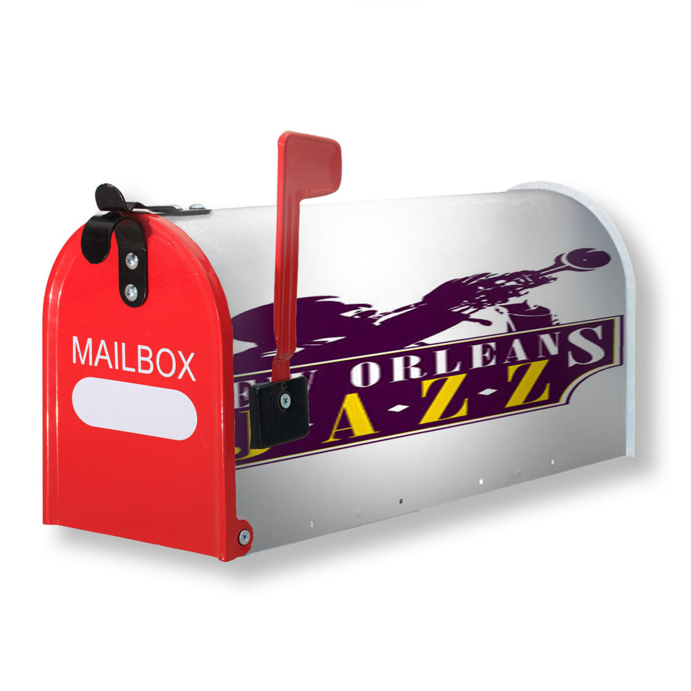 Logo New Orleans Jazz Magnetic Mailbox Cover - 18.0" x 21.0"