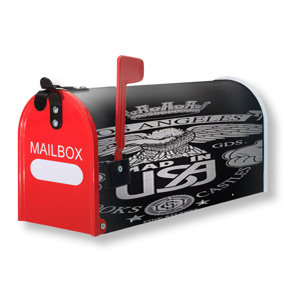 Los Angeles Crooks And Castles Magnetic Mailbox Cover - 18.0" x 21.0"