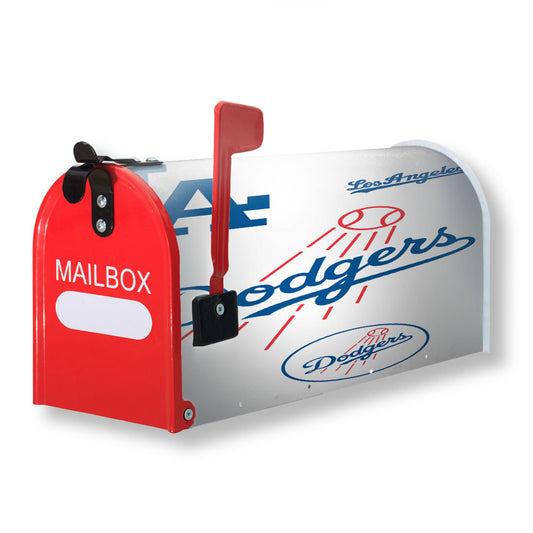 Los Angeles Dodgers All Logo Magnetic Mailbox Cover 18" x 21" Outdoor Decor