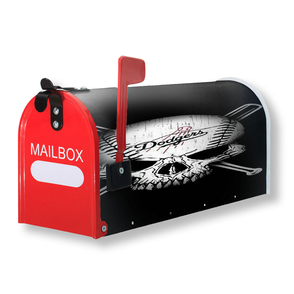Los Angeles Dodgers Skull Magnetic Mailbox Cover - 18.0" x 21.0"