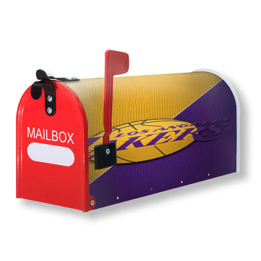 Los Angeles Lakers Icon Magnetic Mailbox Cover 18" x 21" Outdoor Decor