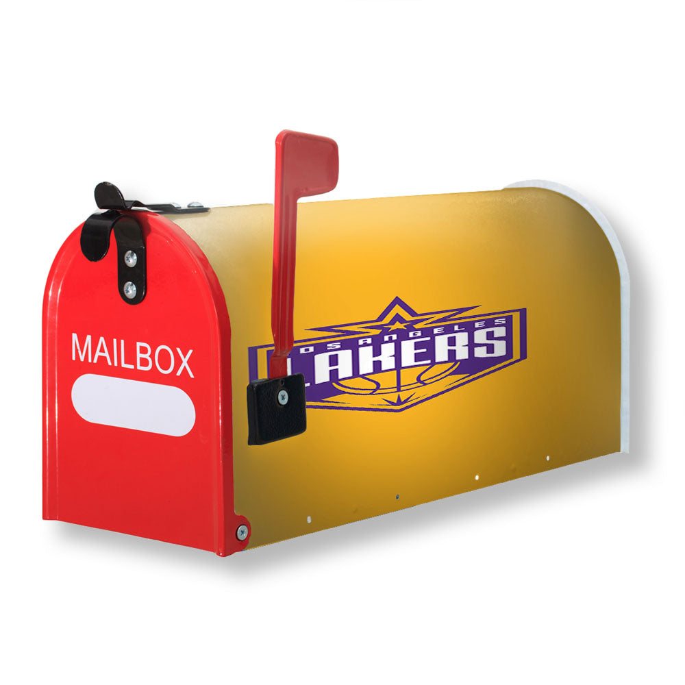 Los Angeles Lakers Orange Magnetic Mailbox Cover - 18.0" x 21.0"