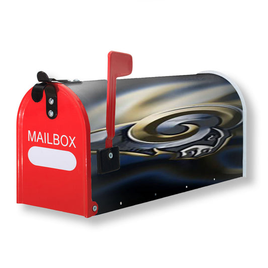 Los Angeles Rams Magnetic Mailbox Cover 18" x 21" Outdoor Decor