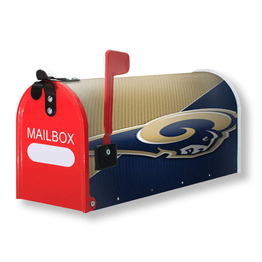 Los Angeles Rams Logo Magnetic Mailbox Cover 18" x 21" Outdoor Decor