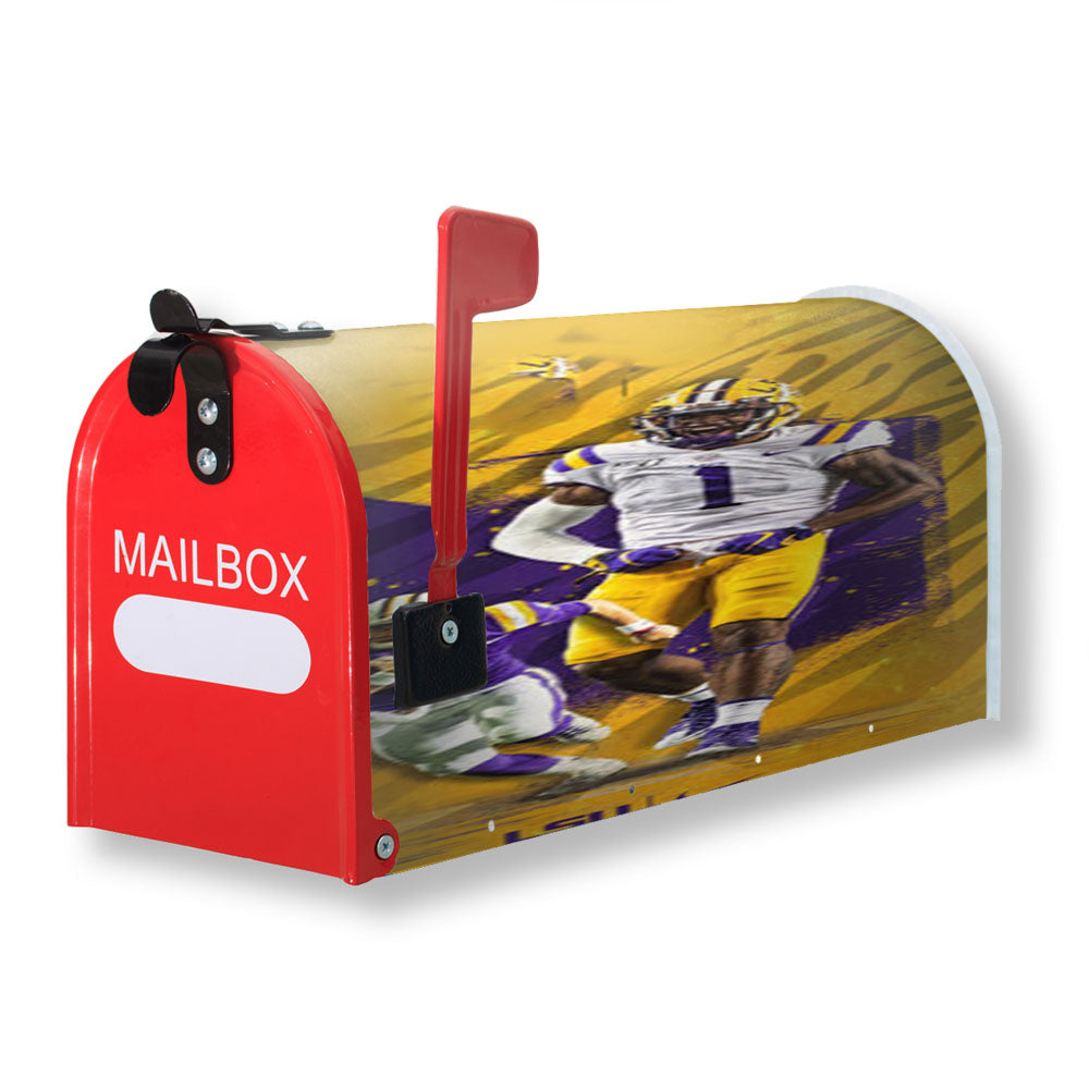 Lsu Tigers Football Magnetic Mailbox Cover - 18.0" x 21.0"
