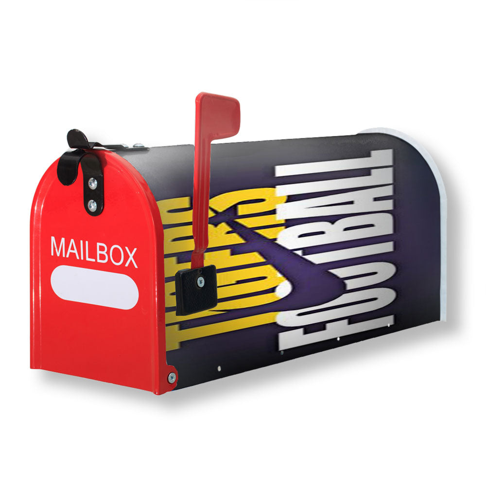 Lsu Tigers Tigers Football Magnetic Mailbox Cover - 18.0" x 21.0"