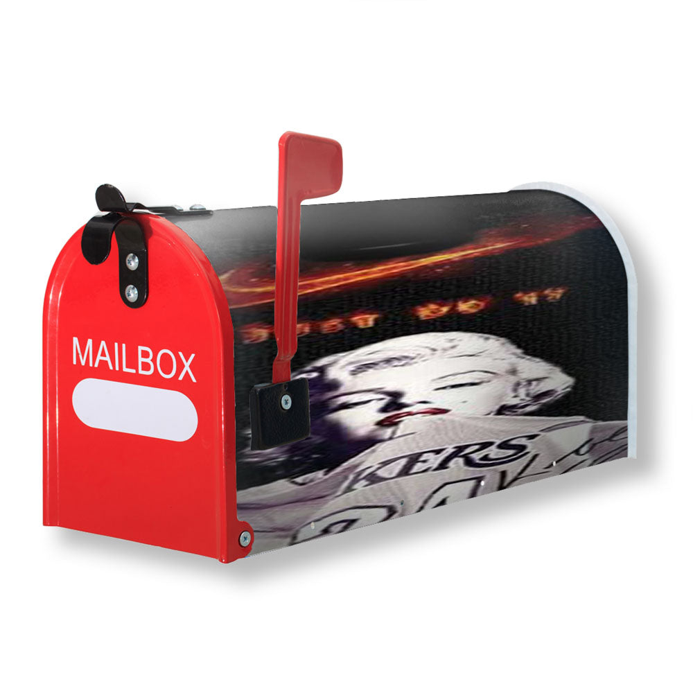 Marilyn Monroe Kobe Jersey Flames Magnetic Mailbox Cover - 18.0" x 21.0"