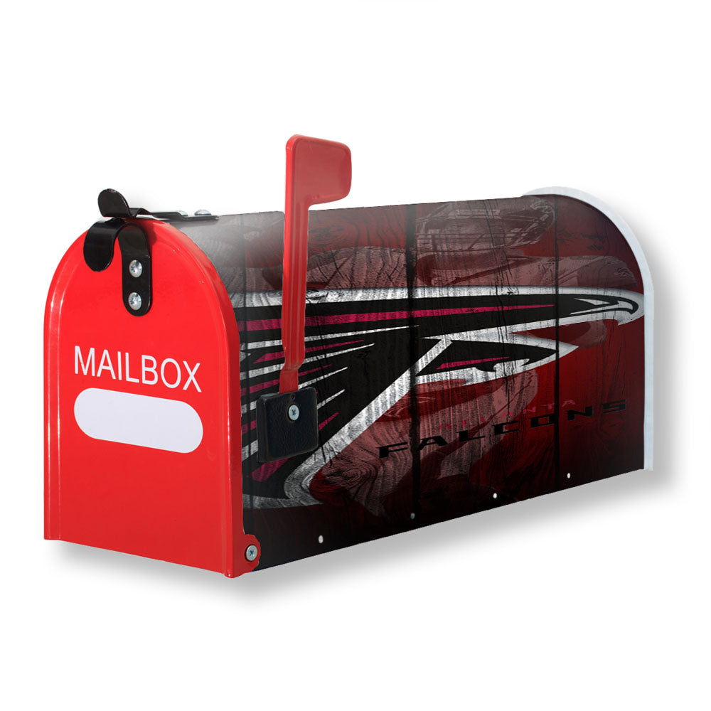 Matt Ryan Falcon Logo Wood Wallpaper Magnetic Mailbox Cover - 18.0" x 21.0"