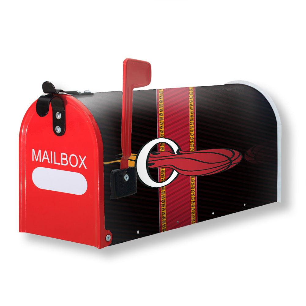 Miami Heat Wallpaper1 Magnetic Mailbox Cover - 18.0" x 21.0"