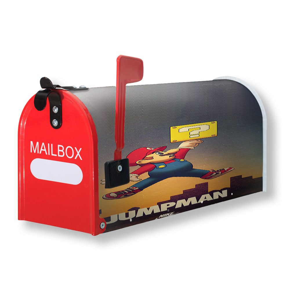 Micheal Jordan Super Mario Supreme Magnetic Mailbox Cover - 18.0" x 21.0"