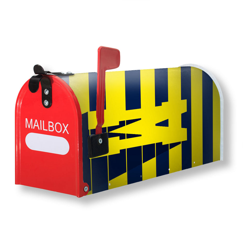 Michigan Line Art 3D Magnetic Mailbox Cover - 18.0" x 21.0"