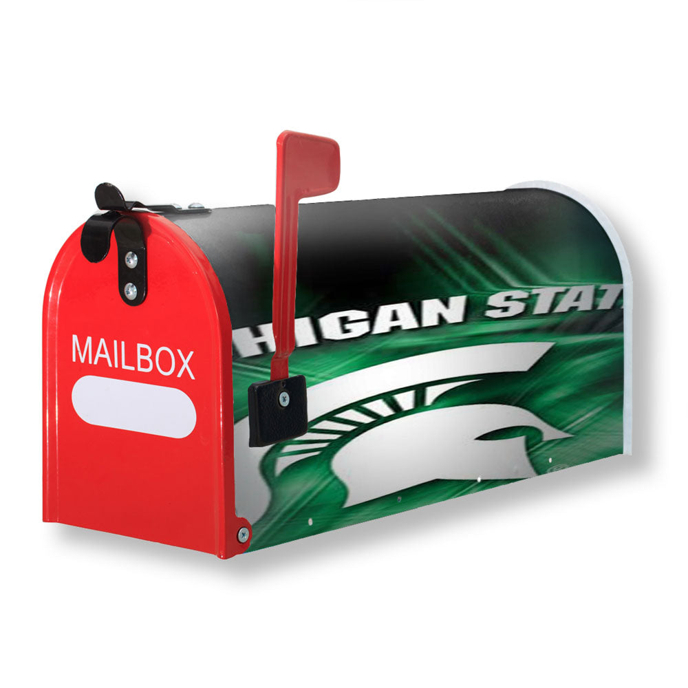 Michigan State Misty Green Magnetic Mailbox Cover - 18.0" x 21.0"