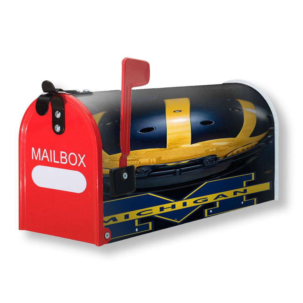 Michigan Wolverines Helmet Magnetic Mailbox Cover - 18.0" x 21.0"
