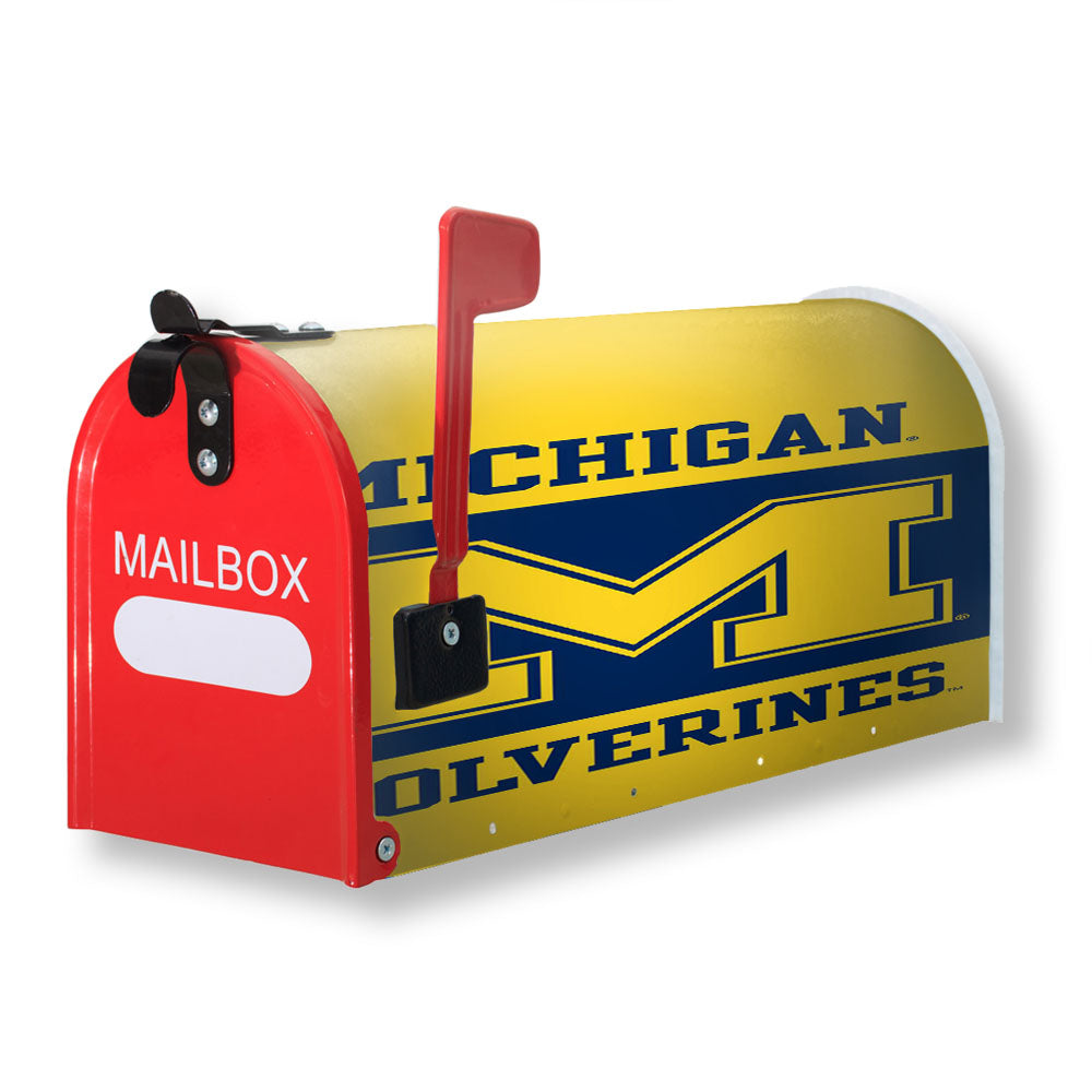 Michigan Wolverines Mobile Wallpaper Magnetic Mailbox Cover - 18.0" x 21.0"