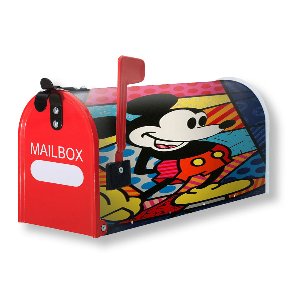 Mickey Mouse Romero Britto Magnetic Mailbox Cover - 18.0" x 21.0"