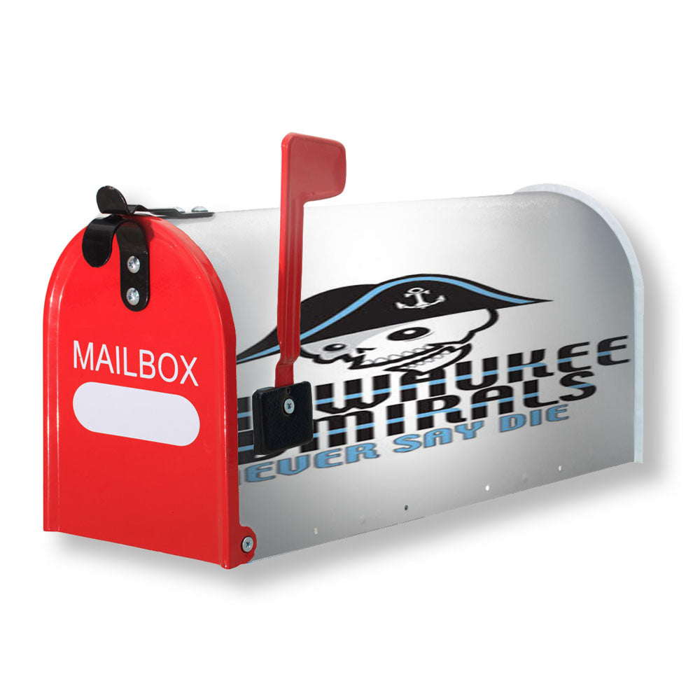 Milwaukee Admirals Hook Magnetic Mailbox Cover - 18.0" x 21.0"