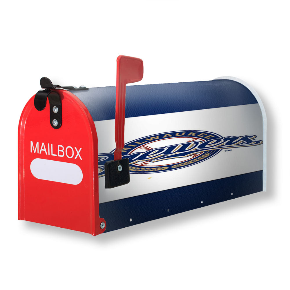 Milwaukee Brewers Baseball Magnetic Mailbox Cover - 18.0" x 21.0"
