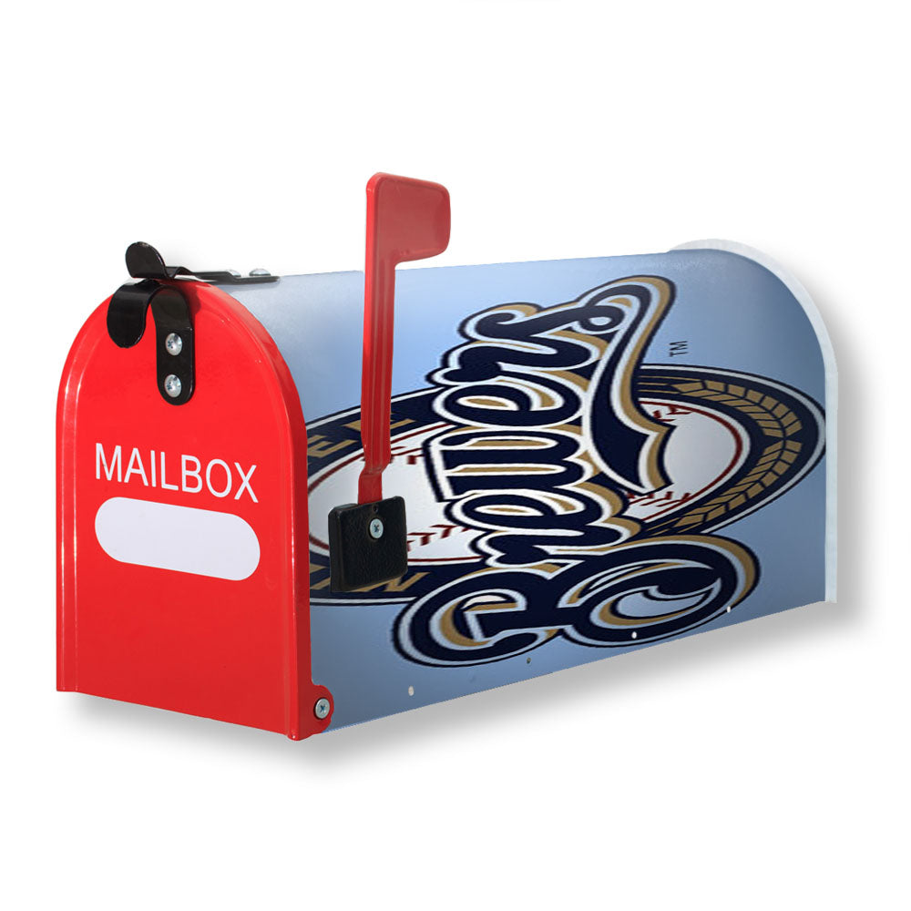 Milwaukee Brewers Symbol Magnetic Mailbox Cover - 18.0" x 21.0"