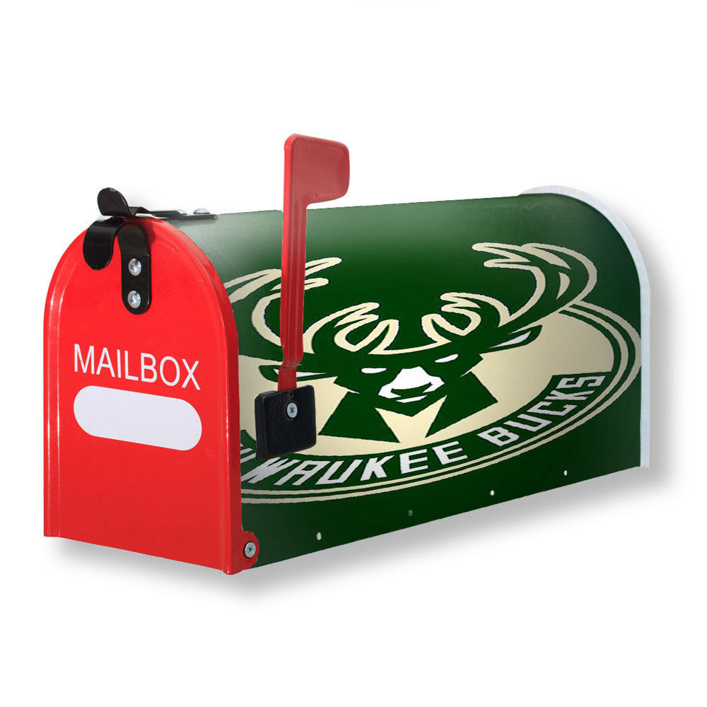 Milwaukee Bucks Green Magnetic Mailbox Cover - 18.0" x 21.0"
