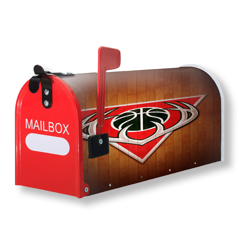 Milwaukee Bucks Hardwood 2 Magnetic Mailbox Cover - 18.0" x 21.0"