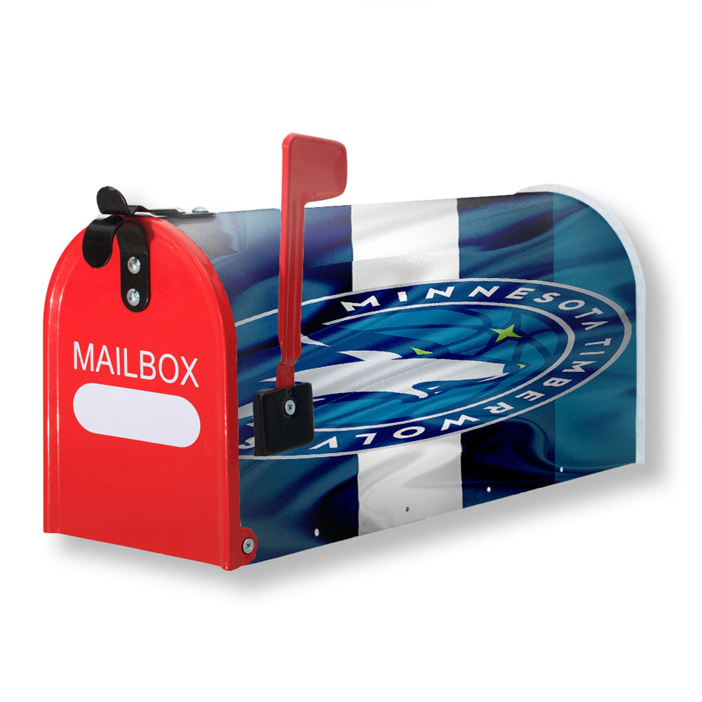 Minnesota Timberwolves Art Magnetic Mailbox Cover - 18.0" x 21.0"