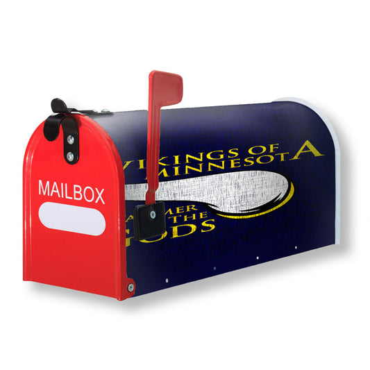 Minnesota Vikings Logo Magnetic Mailbox Cover 18" x 21" Outdoor Decor