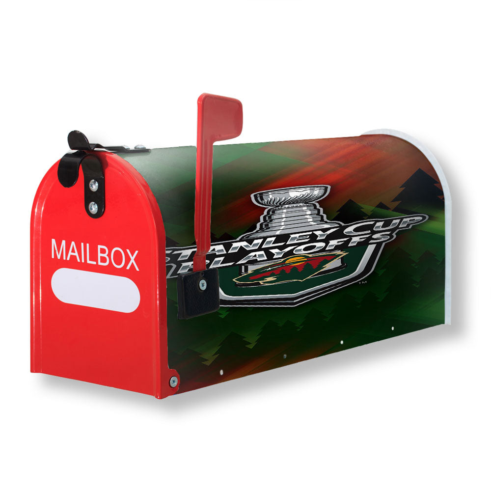 Minnesota Wild Playoff Magnetic Mailbox Cover - 18.0" x 21.0"