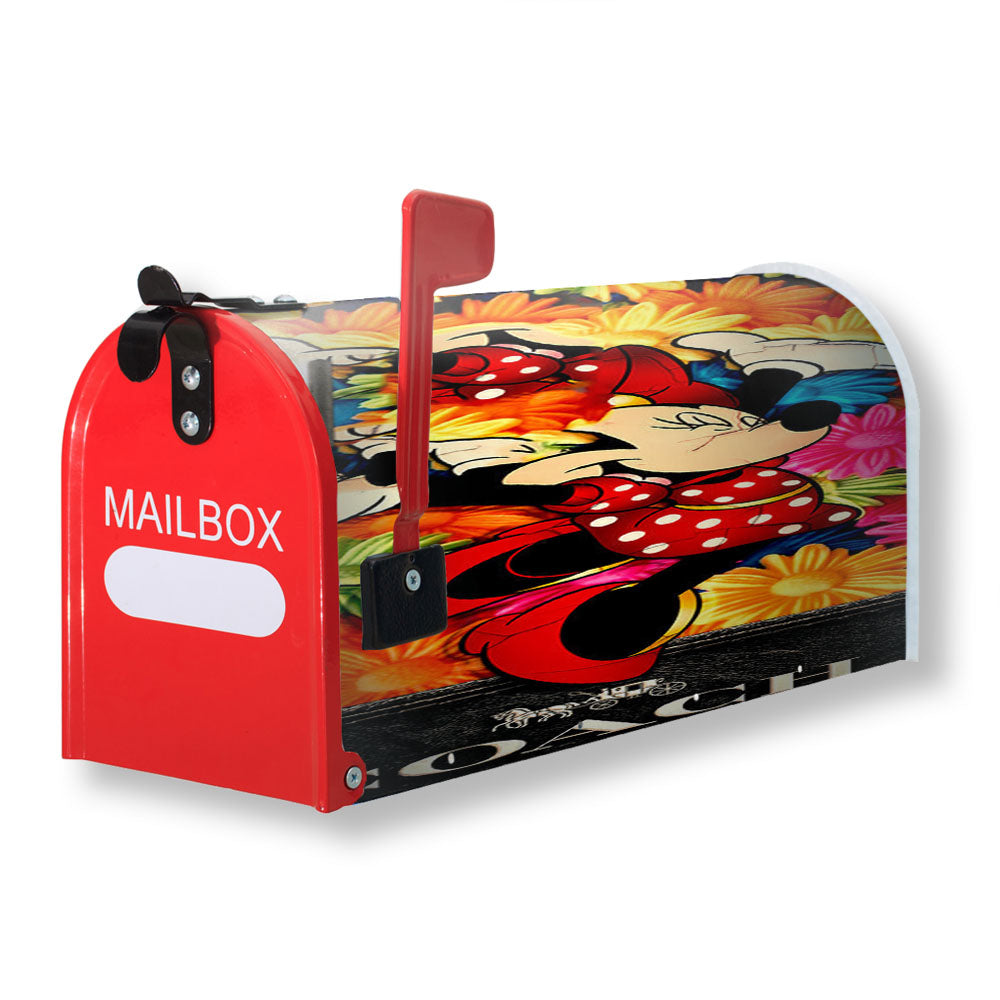 Minnie Mouse Coach Magnetic Mailbox Cover - 18.0" x 21.0"