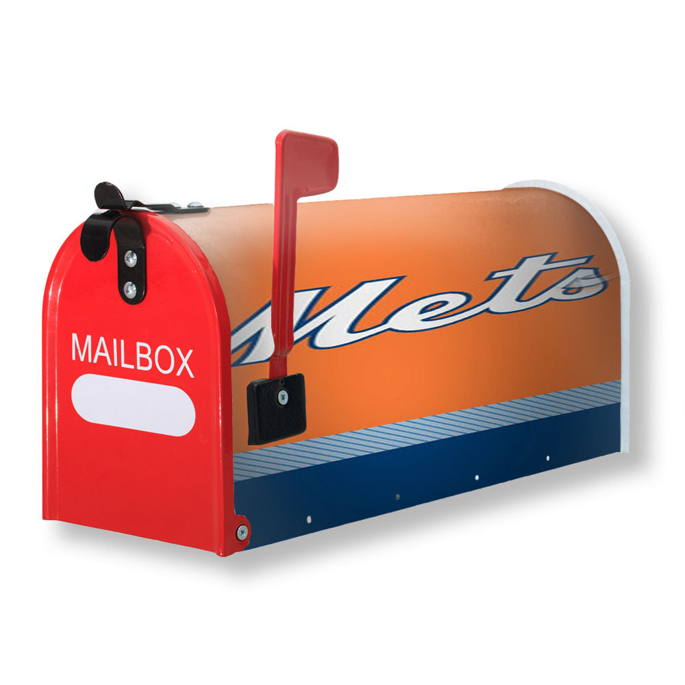 Mlb New York Mets Magnetic Mailbox Cover - 18.0" x 21.0"