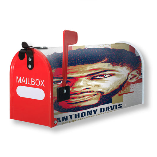 Nba All Star Anthony Davis Magnetic Mailbox Cover 18" x 21" Outdoor Decor