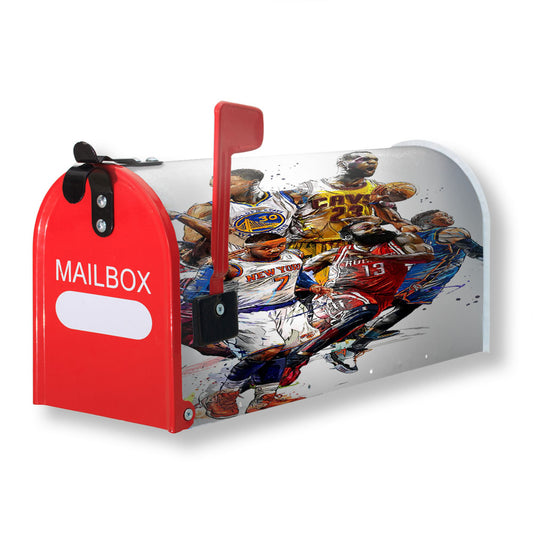 Nba Best Top Player Magnetic Mailbox Cover 18" x 21" Outdoor Decor