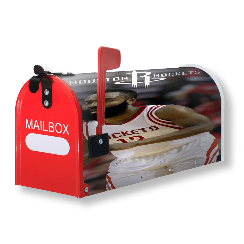 Nba Huston Rockets Magnetic Mailbox Cover - 18.0" x 21.0"