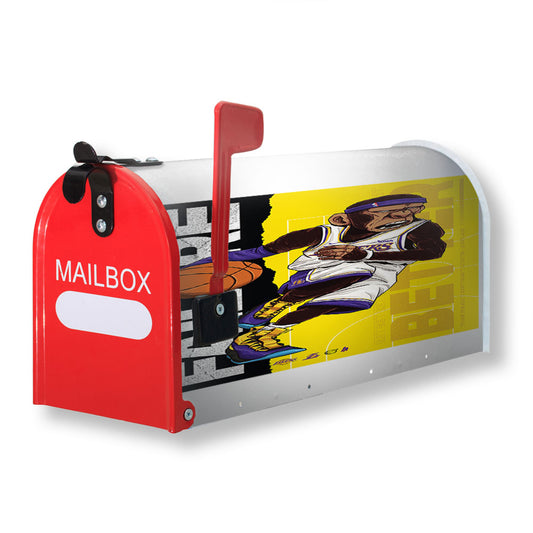 Nba Monkeys Basket Magnetic Mailbox Cover 18" x 21" Outdoor Decor