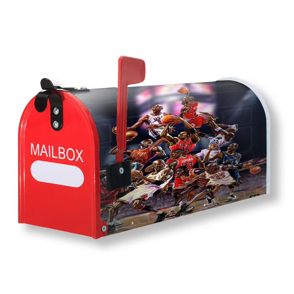Nba Star Best Basket Ball Magnetic Mailbox Cover - 18.0" x 21.0"