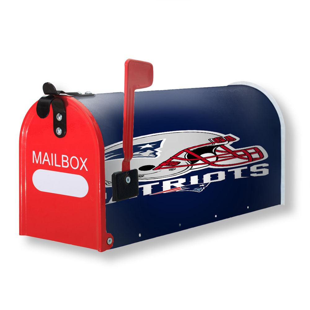 New England Patriots Emblem Magnetic Mailbox Cover - 18.0" x 21.0"