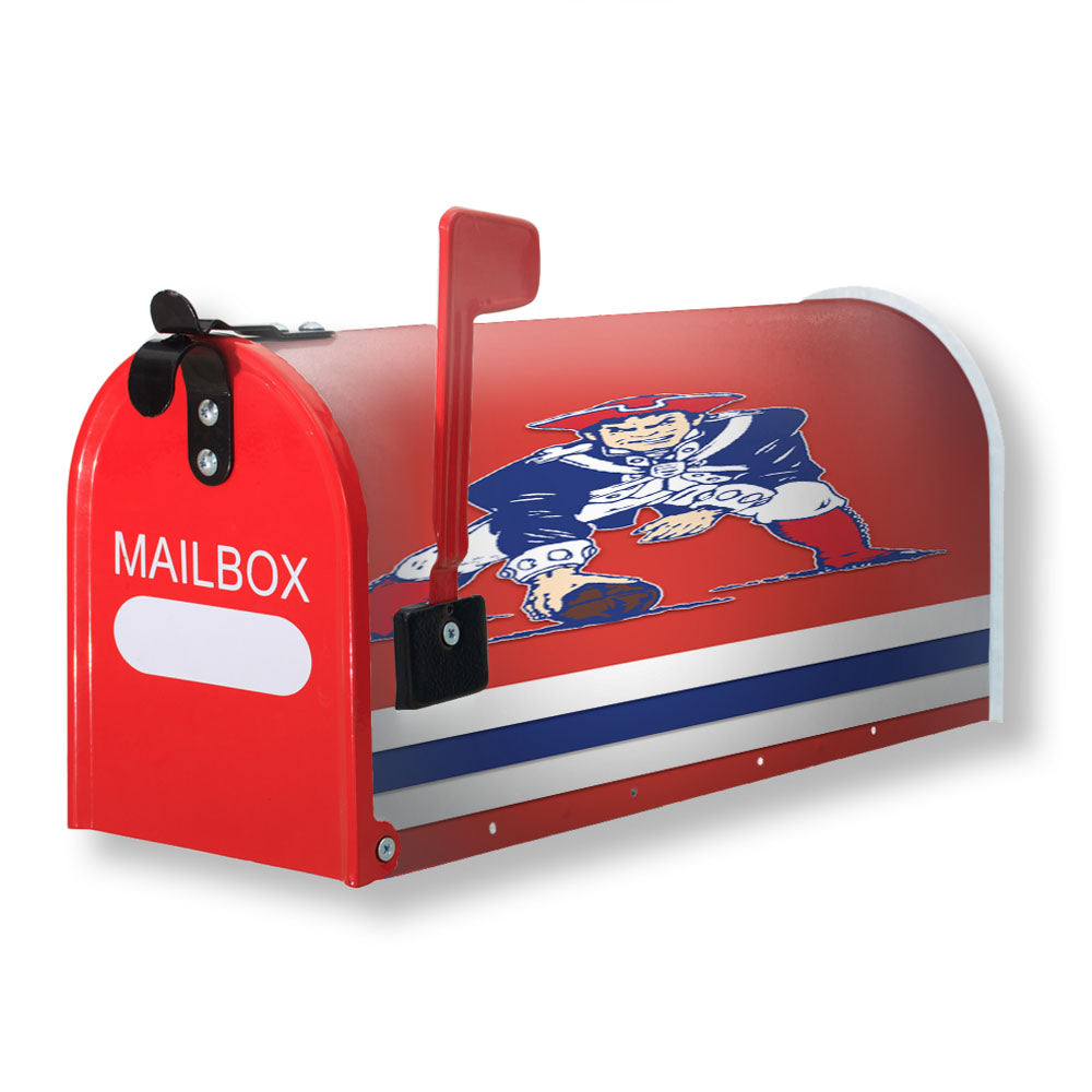 New England Patriots Old Logo Jersey Magnetic Mailbox Cover - 18.0" x 21.0"
