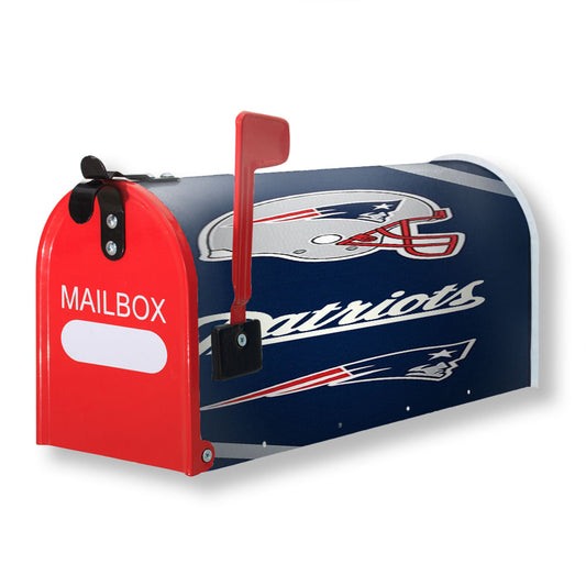 New England Patriots Wallpaper Magnetic Mailbox Cover 18" x 21" Outdoor Decor