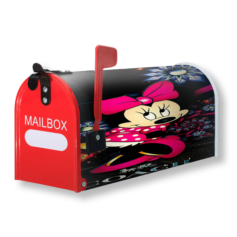 New Minnie Mouse Coach 1 Magnetic Mailbox Cover - 18.0" x 21.0"