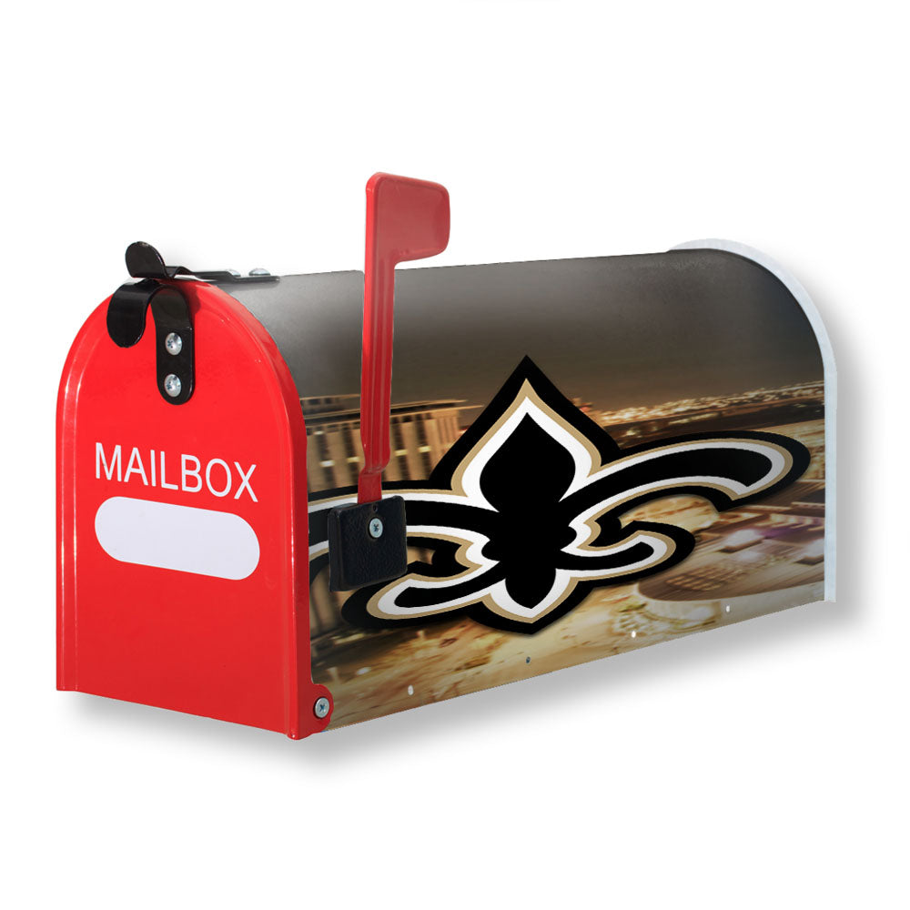 New Orleans Saints Emblem Magnetic Mailbox Cover - 18.0" x 21.0"