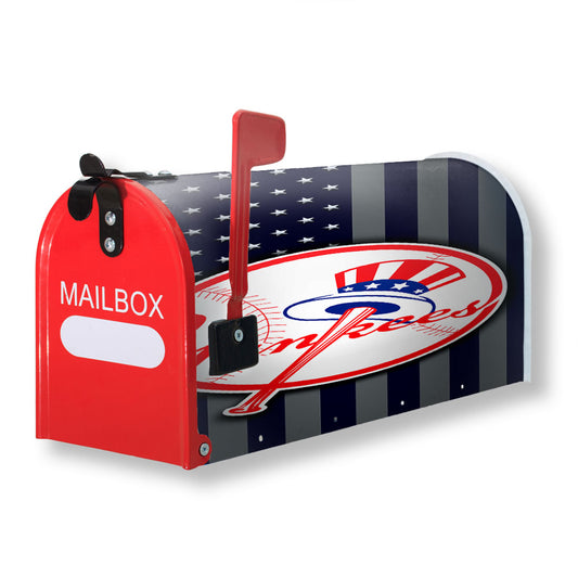 New Yankees Flag Magnetic Mailbox Cover 18" x 21" Outdoor Decor