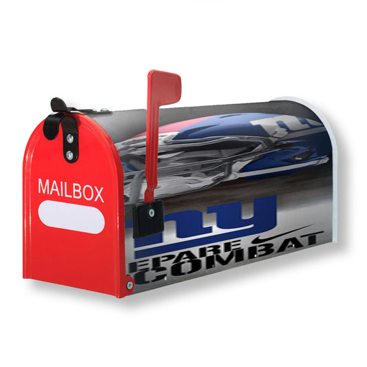 New York Giants Nfl Prepare For Combat Logo Magnetic Mailbox Cover 18" x 21" Outdoor Decor