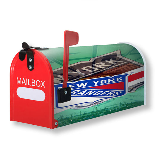 New York Rangers Std Magnetic Mailbox Cover 18" x 21" Outdoor Decor
