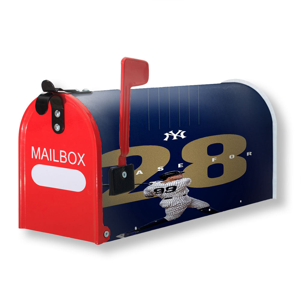New York Yankees Chase For 28 Magnetic Mailbox Cover - 18.0" x 21.0"
