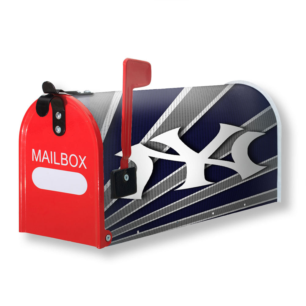 New York Yankees Classic Stripe Wallpaper Magnetic Mailbox Cover - 18.0" x 21.0"